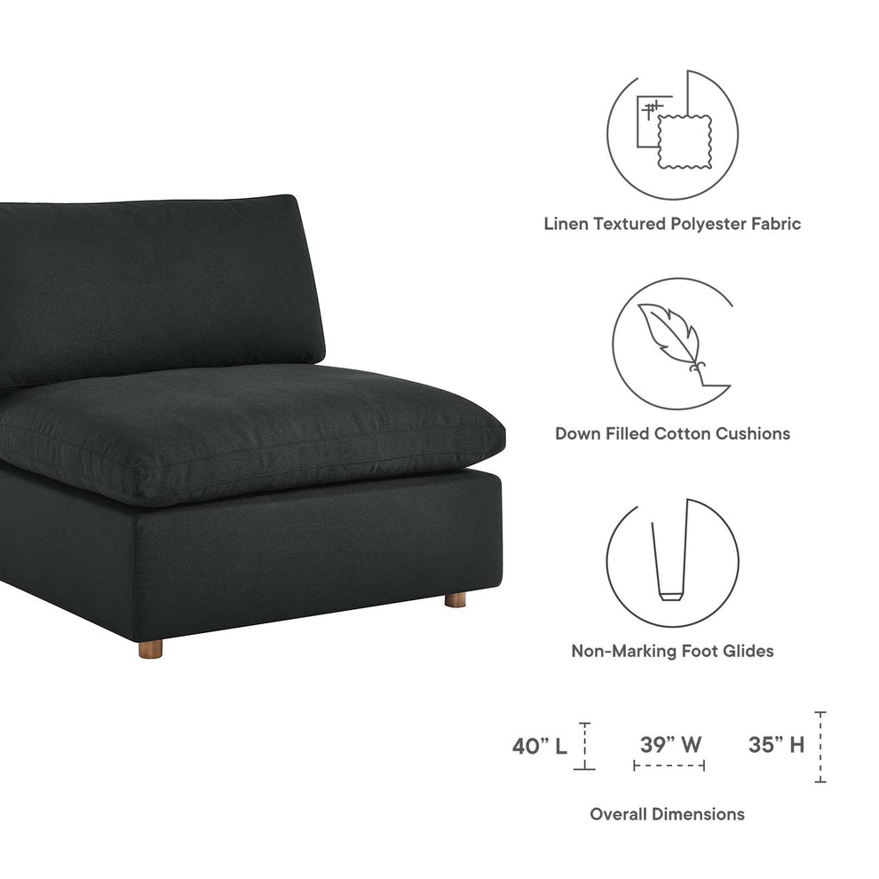 Modway Commix Down Filled Overstuffed Armless Chair - EEI-3270 | Sofas | Modishstore - 21