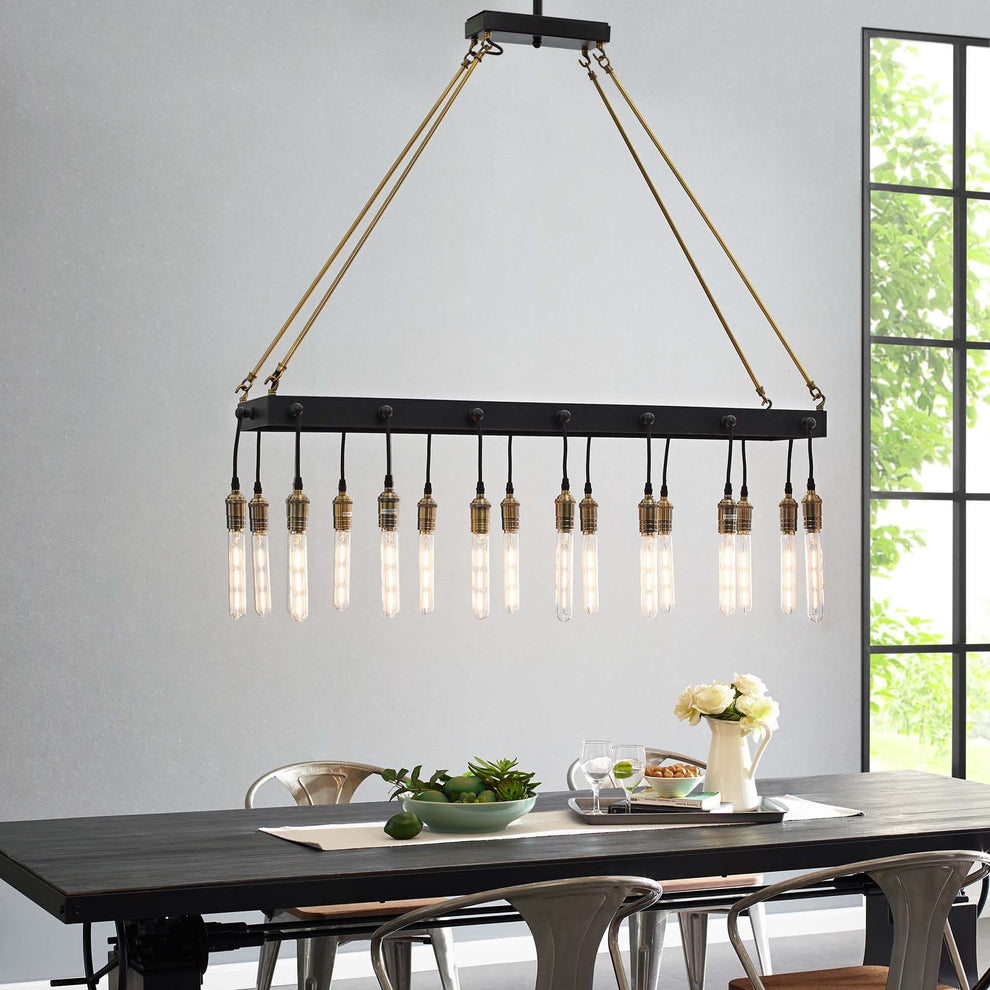Demarcate Modern Farmhouse Pendant Chandelier By Modway - EEI-3275 | Chandeliers | Modishstore - 6