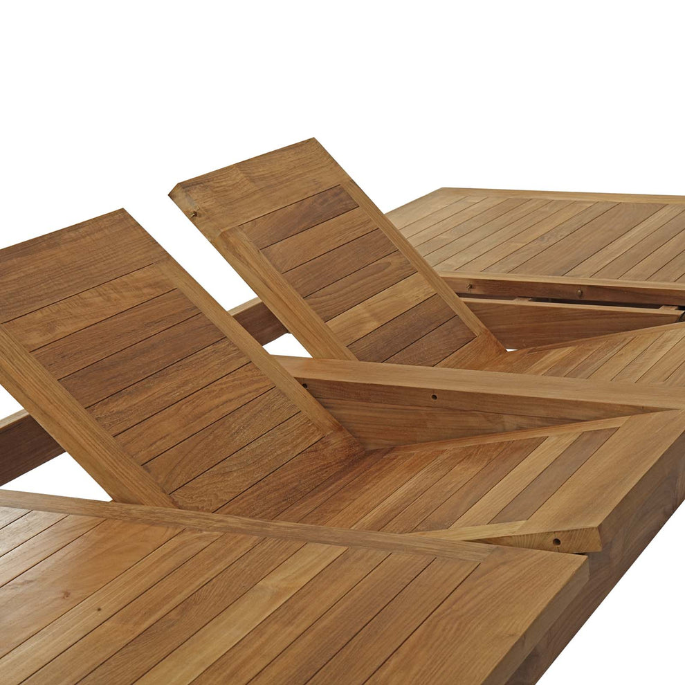 Modway Marina 11 Piece Outdoor Patio Teak Outdoor Dining Set-EEI-3283 - EEI-3283 | Outdoor Dining Sets | Modishstore - 8
