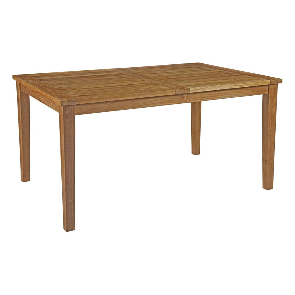 Modway Marina 7 Piece Outdoor Patio Teak Outdoor Dining Set - EEI-3290 | Outdoor Dining Sets | Modishstore - 6