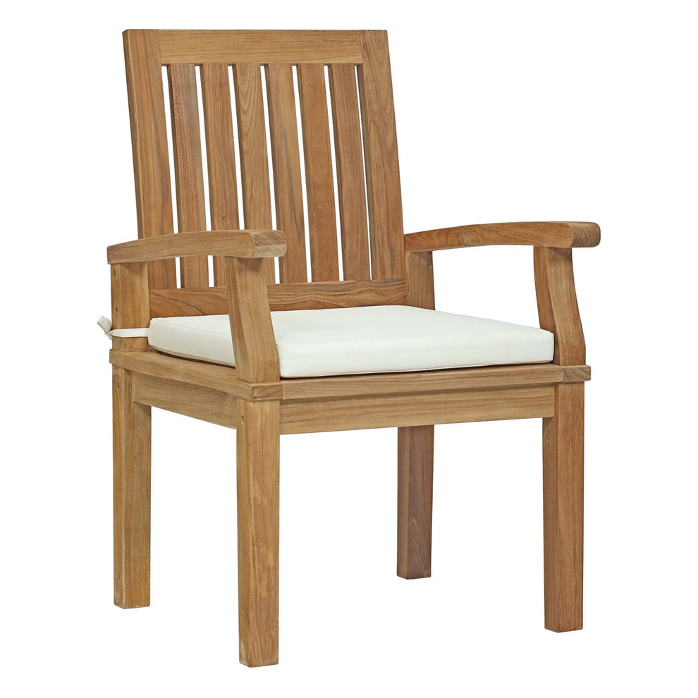 Modway Marina 7 Piece Outdoor Patio Teak Outdoor Dining Set-EEI-3295 - EEI-3295 | Outdoor Dining Sets | Modishstore - 2