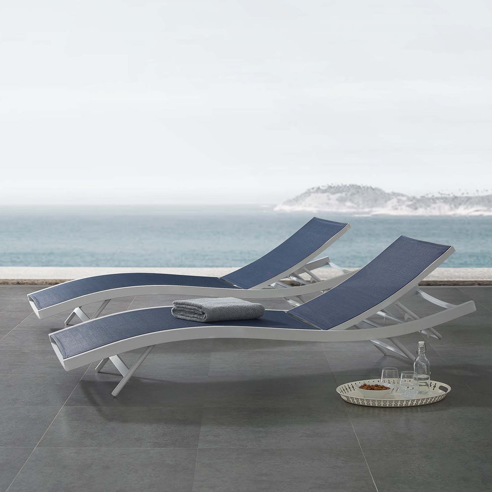 Modway Glimpse Outdoor Patio Mesh Chaise Lounge Chair - EEI-3300 | Outdoor Recliners & Lounge Chairs | Modishstore - 8