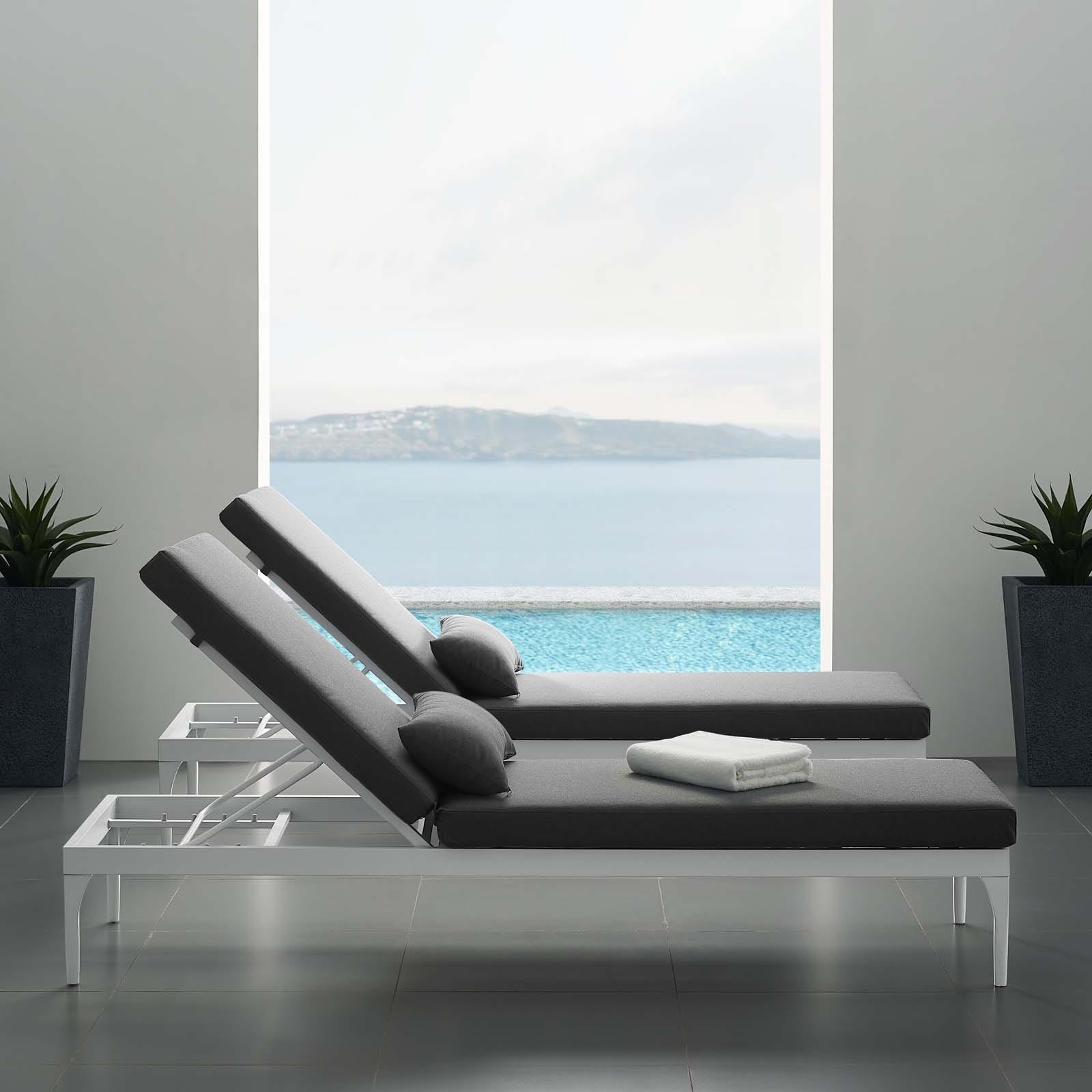 Modway Perspective Cushion Outdoor Patio Chaise Lounge Chair - EEI-3301 | Outdoor Recliners & Lounge Chairs | Modishstore - 1