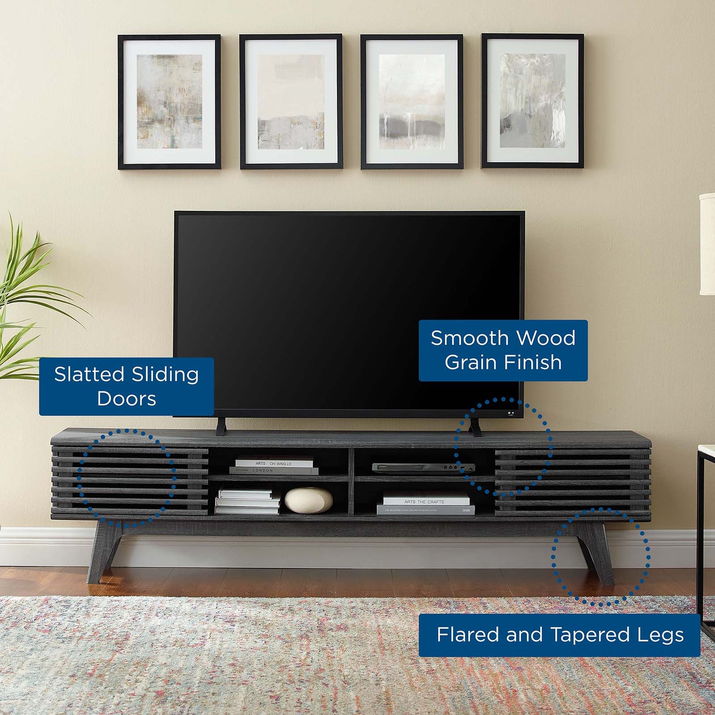 Modway Render 70" Entertainment Center TV Stand - EEI-3303 | TV Stands | Modishstore - 11