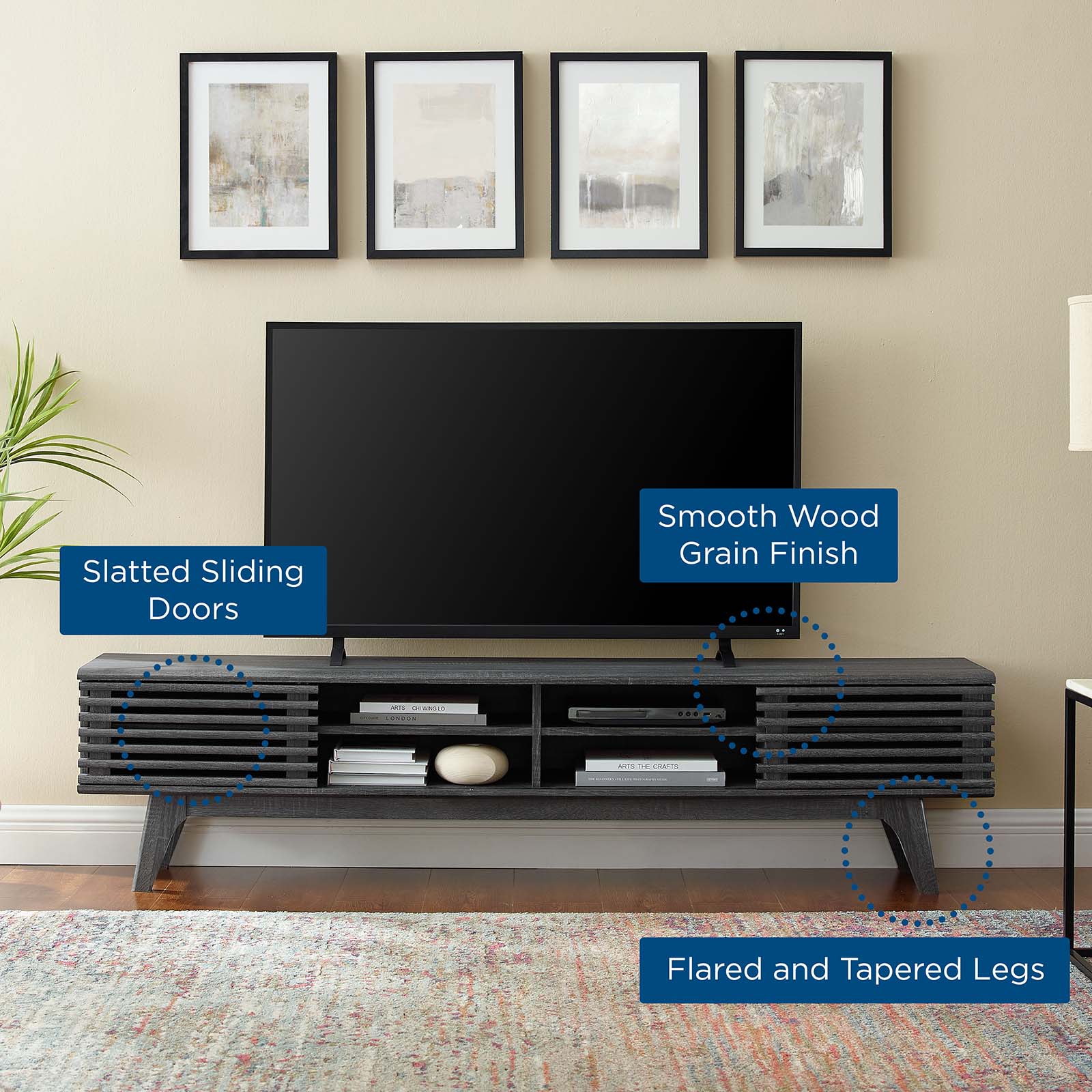 Modway Render 70" Entertainment Center TV Stand - EEI-3303 | TV Stands | Modishstore - 11