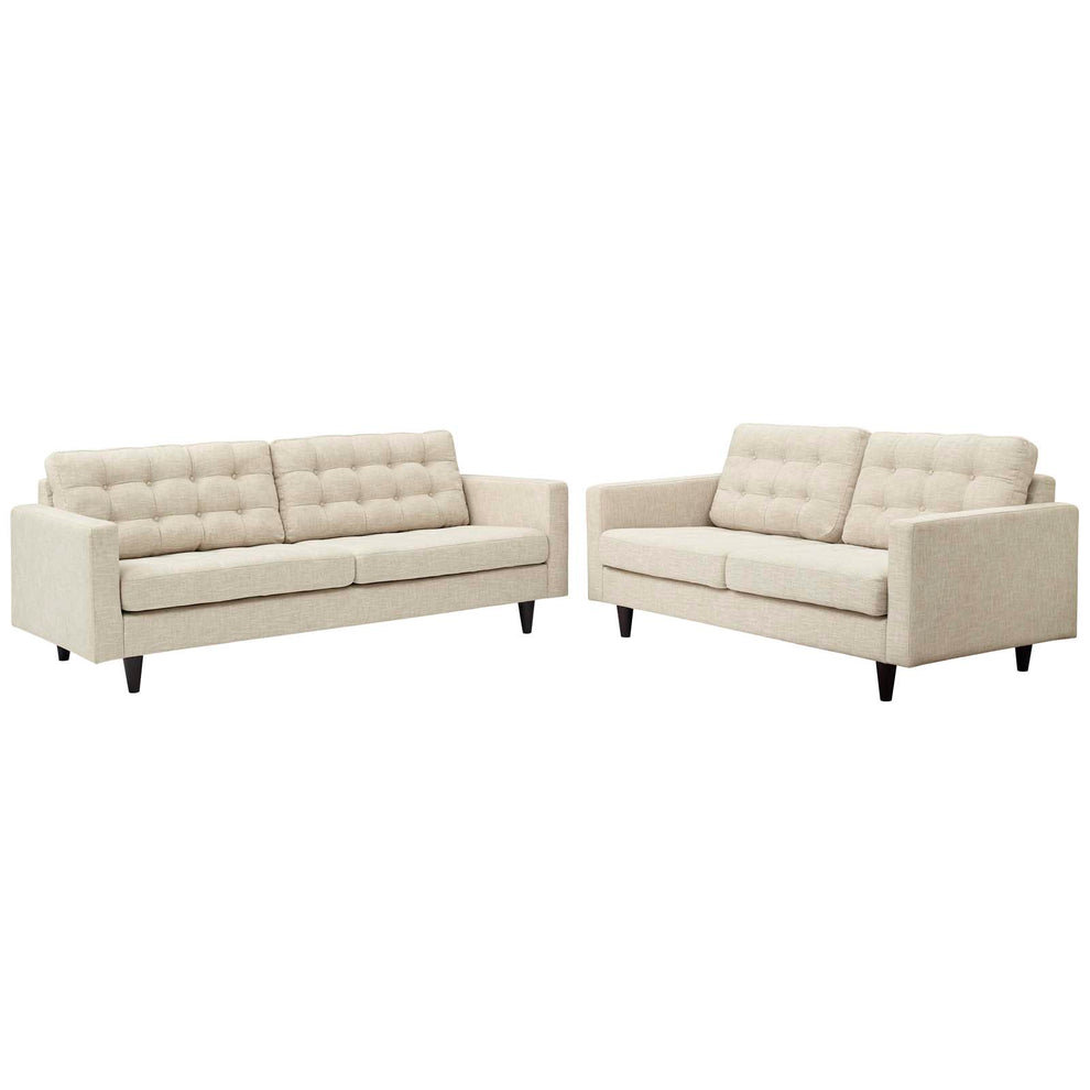 Modway Empress Sofa and Loveseat Set of 2 - EEI-3317 | Sofa Set | Modishstore - 2