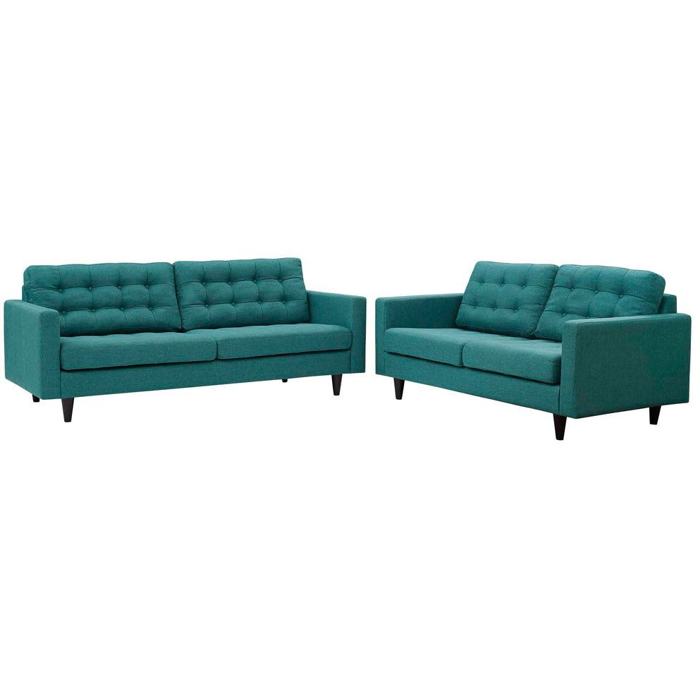 Modway Empress Sofa and Loveseat Set of 2 - EEI-3317 | Sofa Set | Modishstore - 9