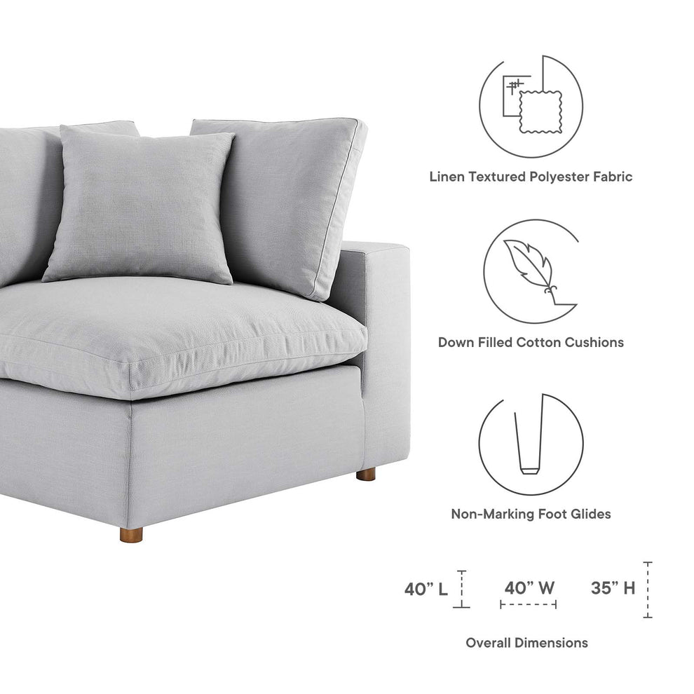 Modway Commix Down Filled Overstuffed Corner Chair - EEI-3319 | Sofas | Modishstore - 29