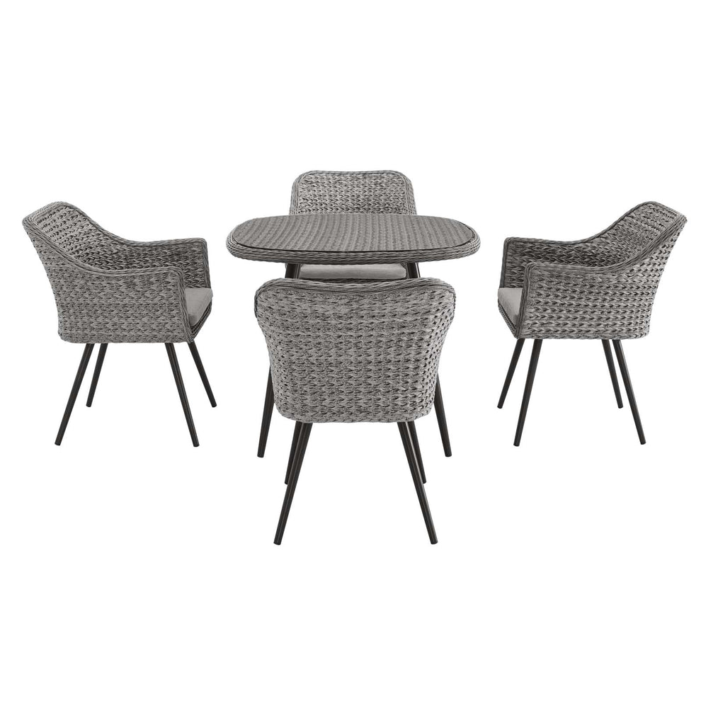 Modway Endeavor 5 Piece Outdoor Patio Wicker Rattan Dining Set - EEI-3320 | Outdoor Dining Sets | Modishstore - 3