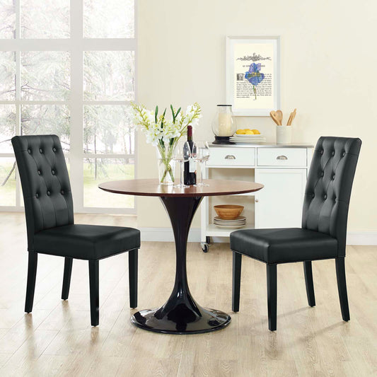 Modway Confer Dining Side Chair Vinyl Set of 2 | Dining Chairs | Modishstore