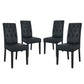 Modway Confer Dining Side Chair Vinyl Set of 4 - EEI-3324 | Dining Chairs | Modishstore - 2
