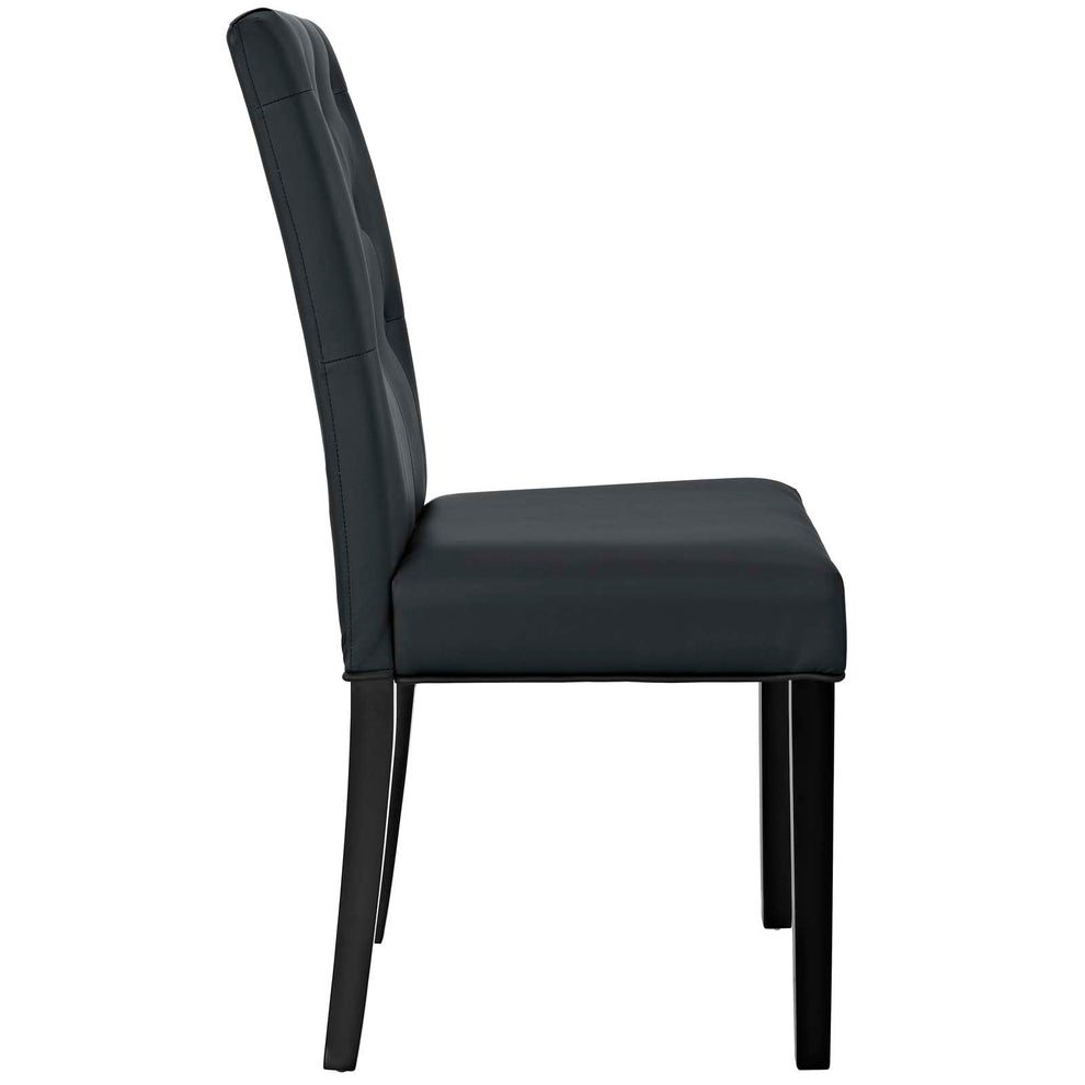 Modway Confer Dining Side Chair Vinyl Set of 4 - EEI-3324 | Dining Chairs | Modishstore - 4