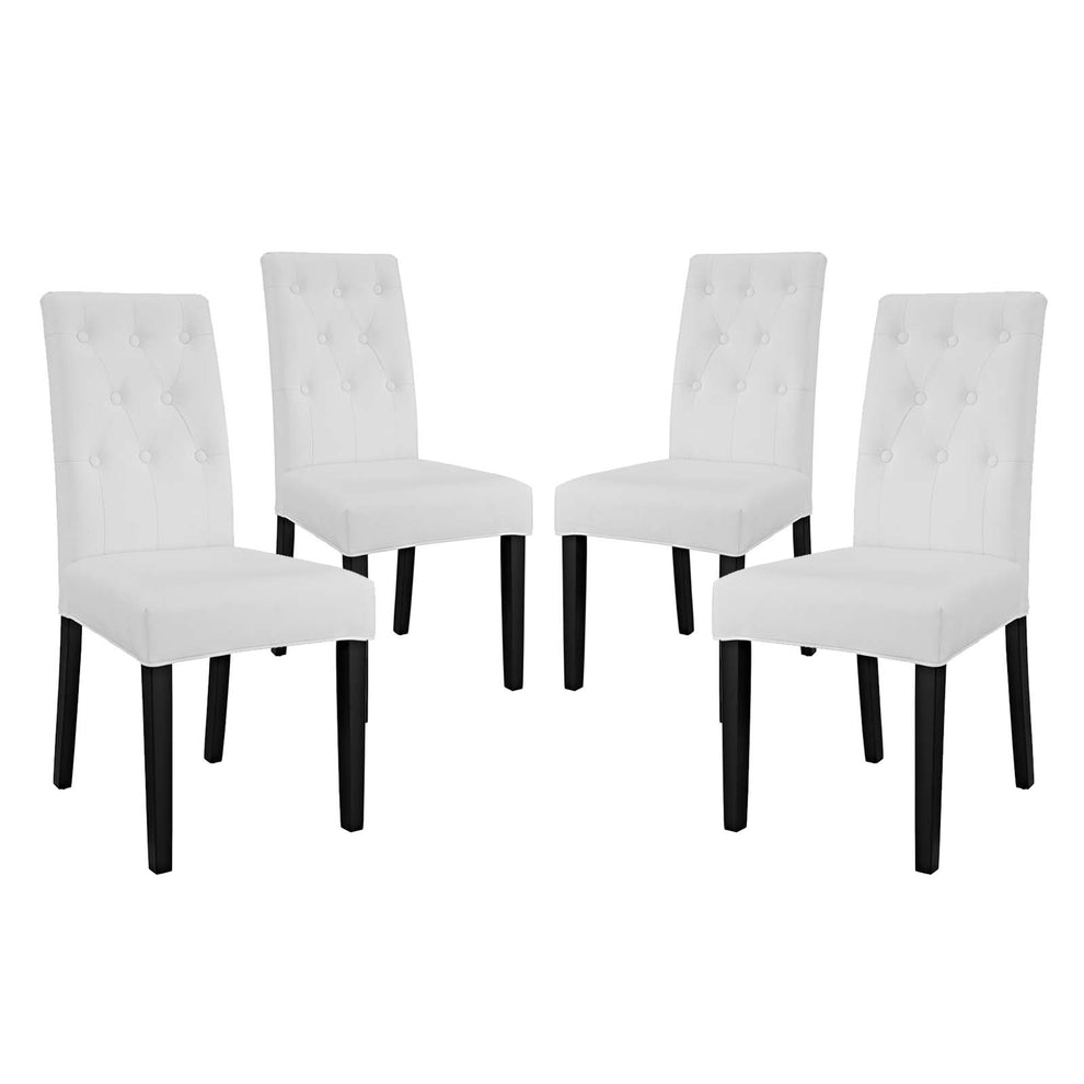Modway Confer Dining Side Chair Vinyl Set of 4 - EEI-3324 | Dining Chairs | Modishstore - 7