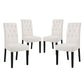 Modway Confer Dining Side Chair Fabric Set of 4 | Dining Chairs | Modishstore-9