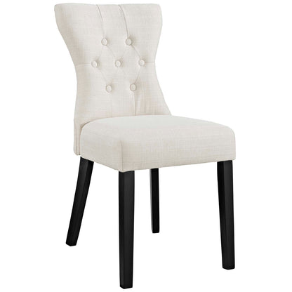 Modway Silhouette Dining Side Chairs Upholstered Fabric Set of 2 - EEI-3327 | Dining Chairs | Modishstore - 9