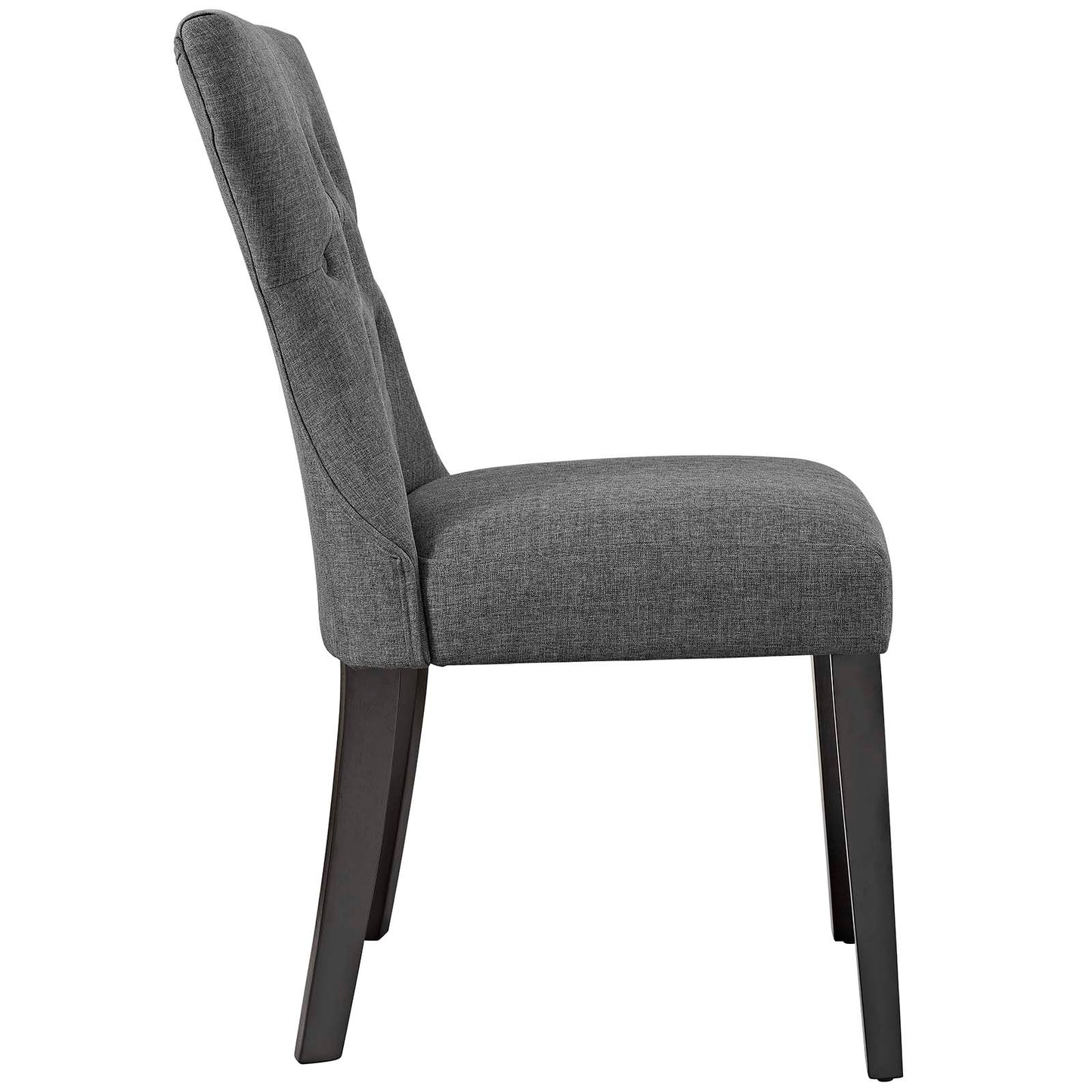 Modway Silhouette Dining Side Chairs Upholstered Fabric Set of 2 - EEI-3327 | Dining Chairs | Modishstore - 2