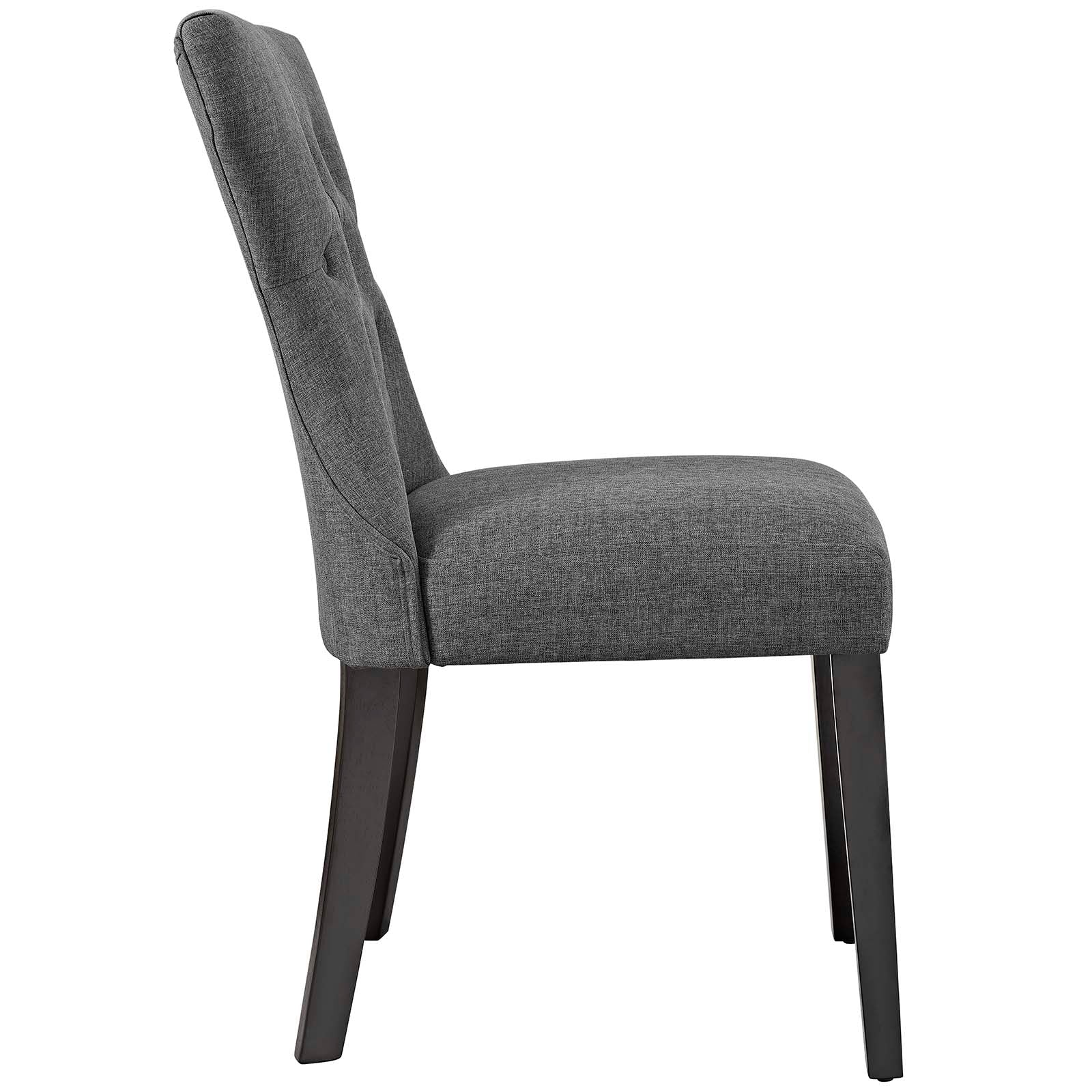 Modway Silhouette Dining Side Chairs Upholstered Fabric Set of 2 - EEI-3327 | Dining Chairs | Modishstore - 2