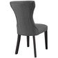 Modway Silhouette Dining Side Chairs Upholstered Fabric Set of 2 - EEI-3327 | Dining Chairs | Modishstore - 3