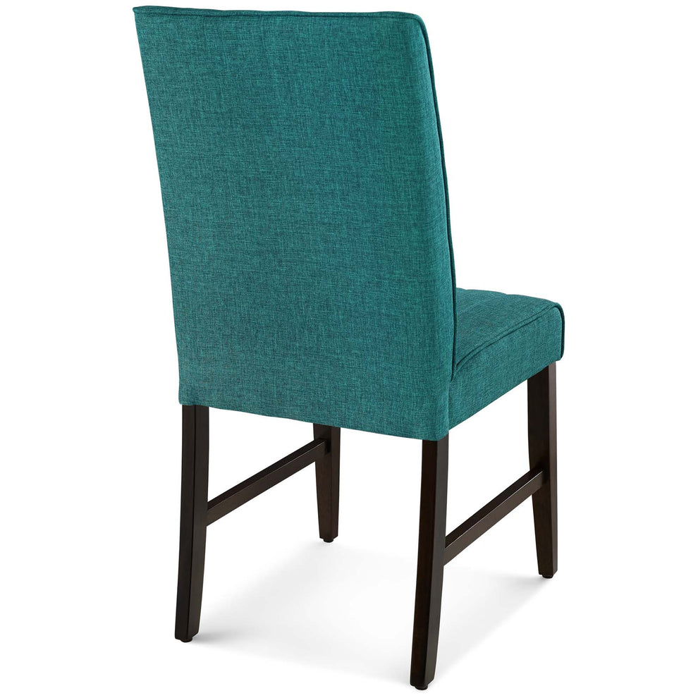 Modway Motivate Channel Tufted Upholstered Fabric Dining Chair Set of 2 - EEI-3333 | Dining Chairs | Modishstore - 18