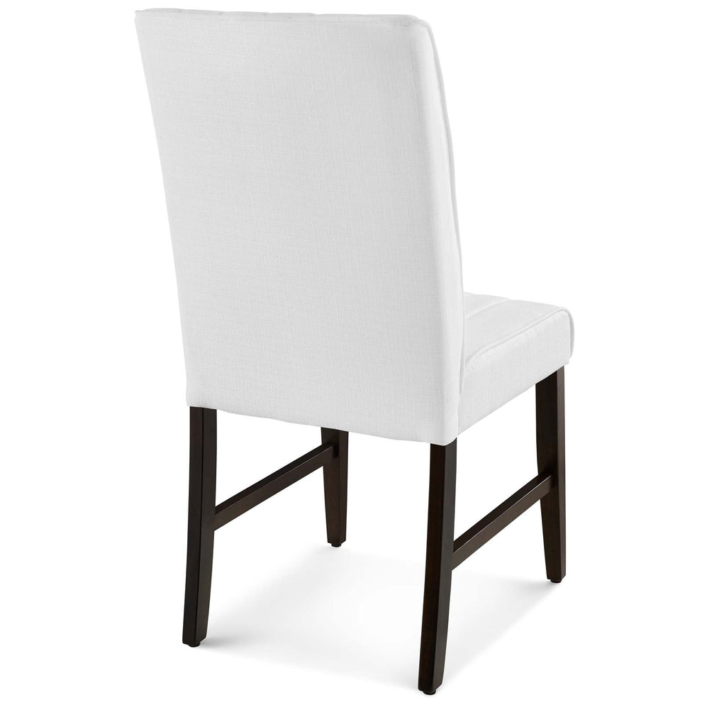 Modway Motivate Channel Tufted Upholstered Fabric Dining Chair Set of 2 - EEI-3333 | Dining Chairs | Modishstore - 25