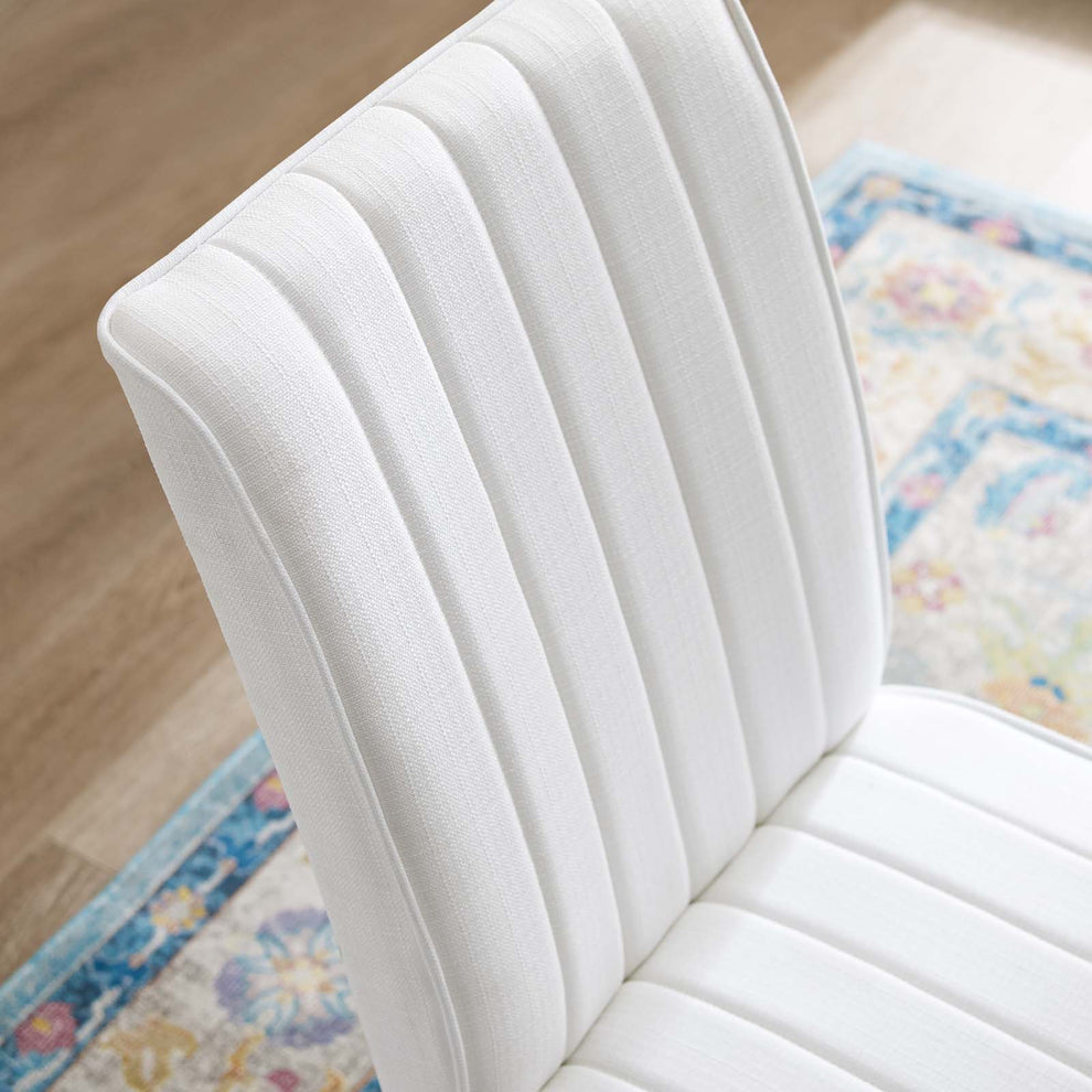 Modway Motivate Channel Tufted Upholstered Fabric Dining Chair Set of 2 - EEI-3333 | Dining Chairs | Modishstore - 24