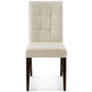 Modway Promulgate Biscuit Tufted Upholstered Fabric Dining Chair Set of 2 - EEI-3335 | Dining Chairs | Modishstore - 6