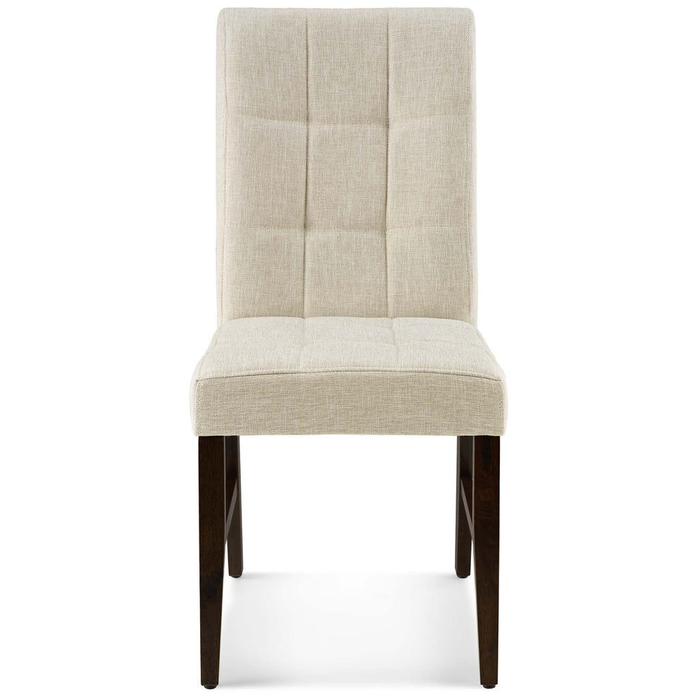 Modway Promulgate Biscuit Tufted Upholstered Fabric Dining Chair Set of 2 - EEI-3335 | Dining Chairs | Modishstore - 6