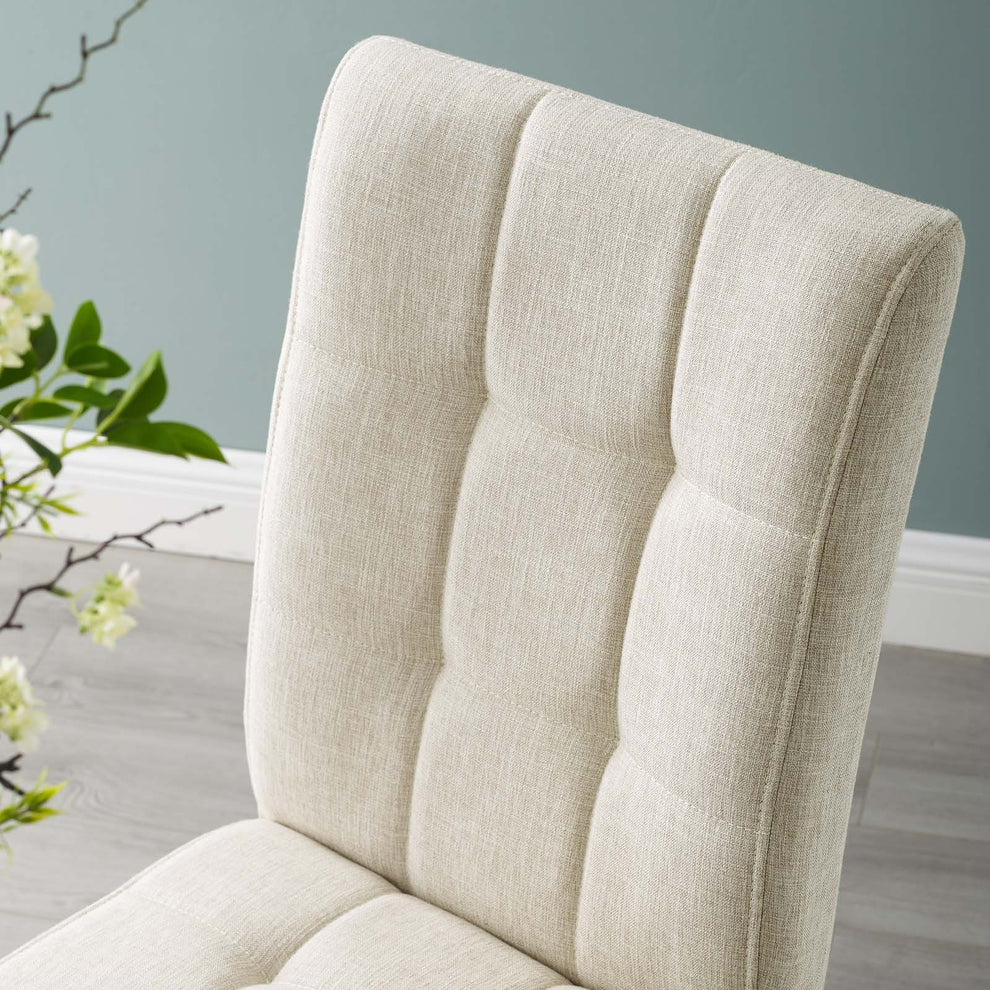 Modway Promulgate Biscuit Tufted Upholstered Fabric Dining Chair Set of 2 - EEI-3335 | Dining Chairs | Modishstore - 2