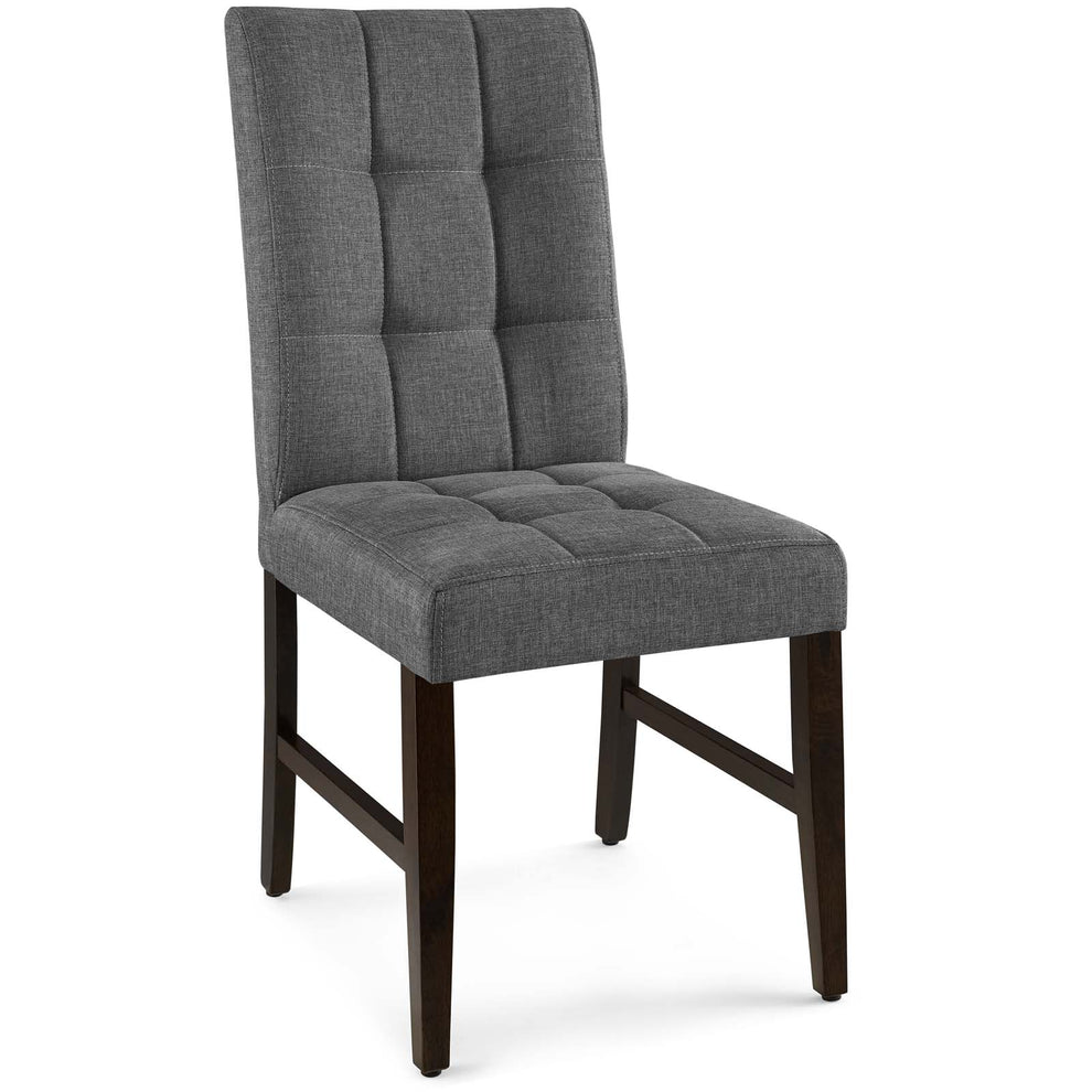Modway Promulgate Biscuit Tufted Upholstered Fabric Dining Chair Set of 2 - EEI-3335 | Dining Chairs | Modishstore - 11