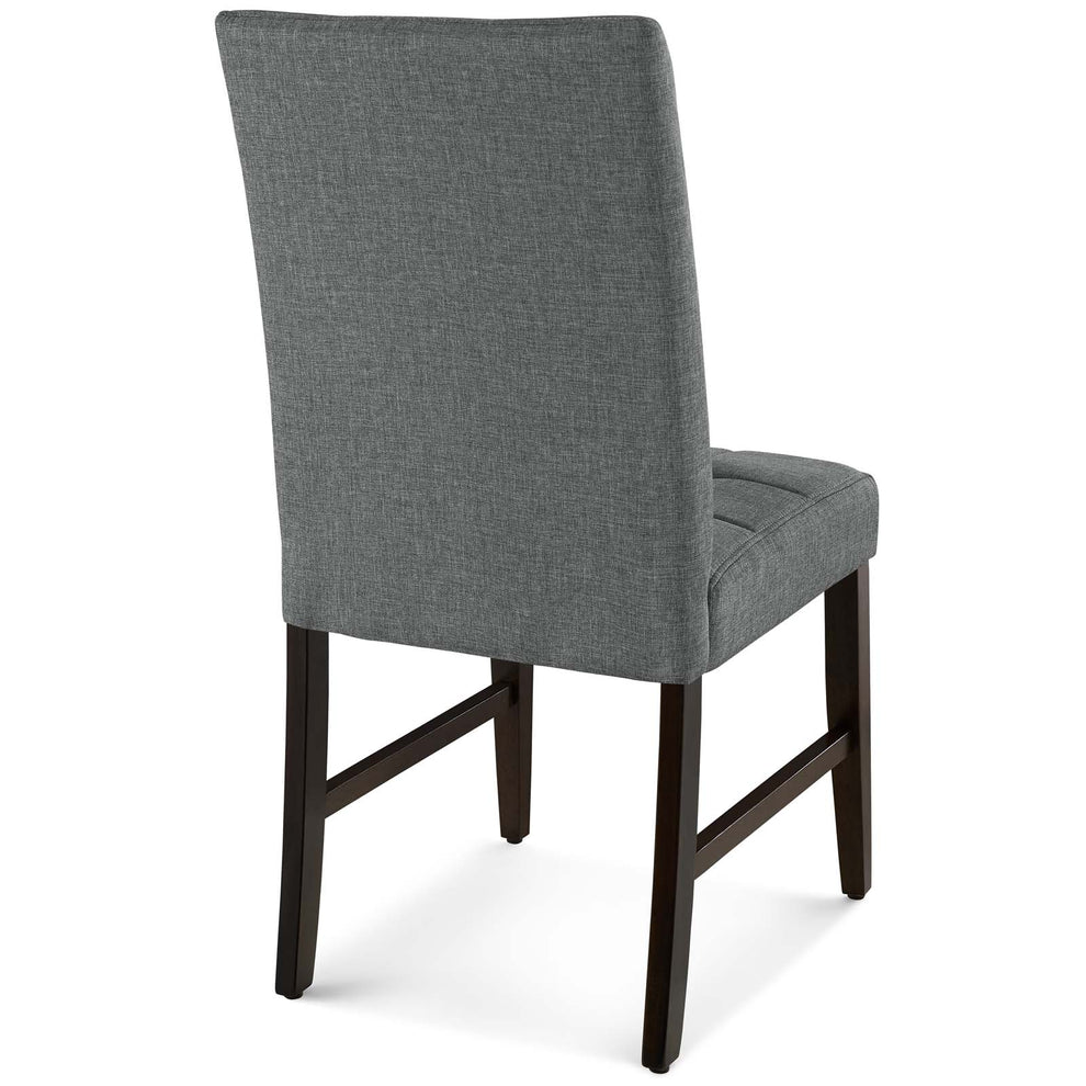 Modway Promulgate Biscuit Tufted Upholstered Fabric Dining Chair Set of 2 - EEI-3335 | Dining Chairs | Modishstore - 10