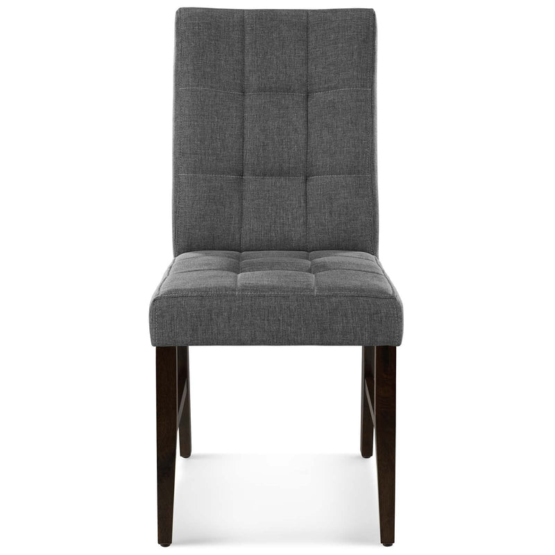 Modway Promulgate Biscuit Tufted Upholstered Fabric Dining Chair Set of 2 - EEI-3335 | Dining Chairs | Modishstore - 12