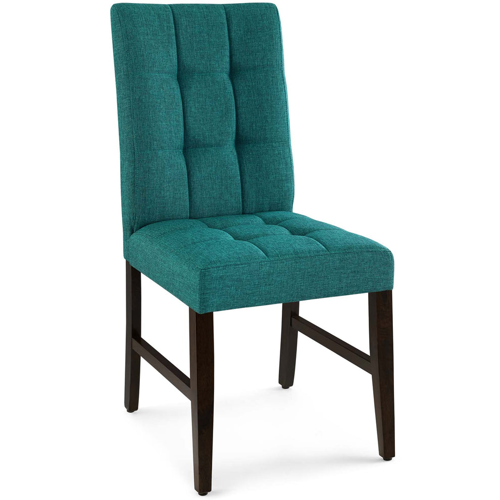Modway Promulgate Biscuit Tufted Upholstered Fabric Dining Chair Set of 2 - EEI-3335 | Dining Chairs | Modishstore - 16