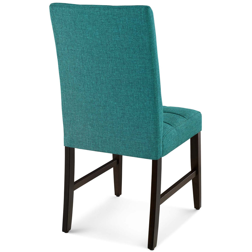 Modway Promulgate Biscuit Tufted Upholstered Fabric Dining Chair Set of 2 - EEI-3335 | Dining Chairs | Modishstore - 15