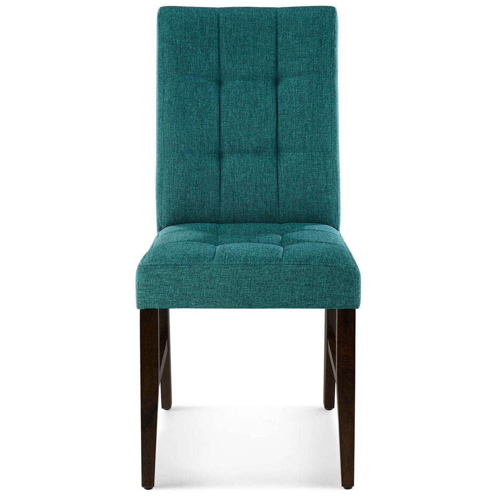 Modway Promulgate Biscuit Tufted Upholstered Fabric Dining Chair Set of 2 - EEI-3335 | Dining Chairs | Modishstore - 17