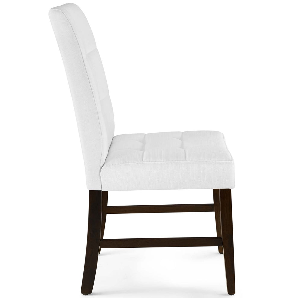 Modway Promulgate Biscuit Tufted Upholstered Fabric Dining Chair Set of 2 - EEI-3335 | Dining Chairs | Modishstore - 25