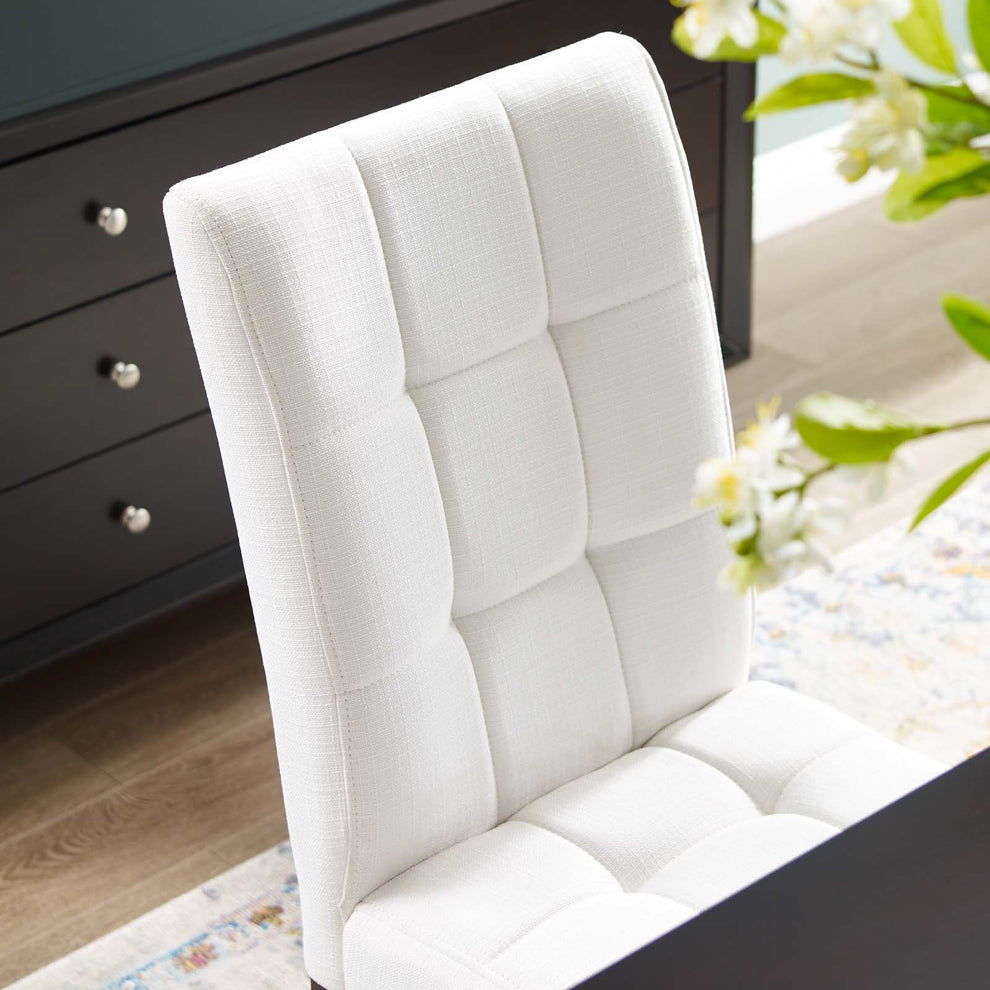 Modway Promulgate Biscuit Tufted Upholstered Fabric Dining Chair Set of 2 - EEI-3335 | Dining Chairs | Modishstore - 27