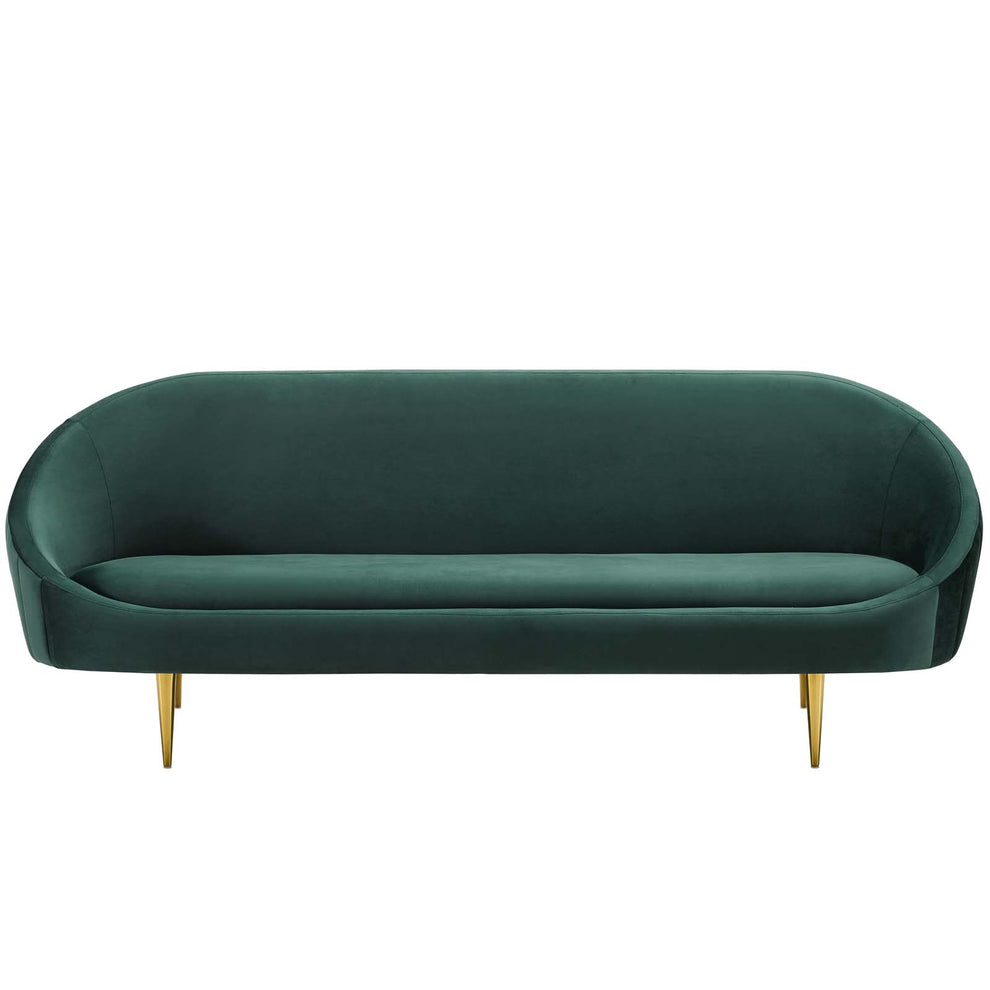 Modway Sublime Vertical Curve Back Performance Velvet Sofa - EEI-3349 | Sofas | Modishstore - 5