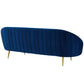 Modway Sublime Vertical Curve Back Performance Velvet Sofa | Sofas | Modishstore-18