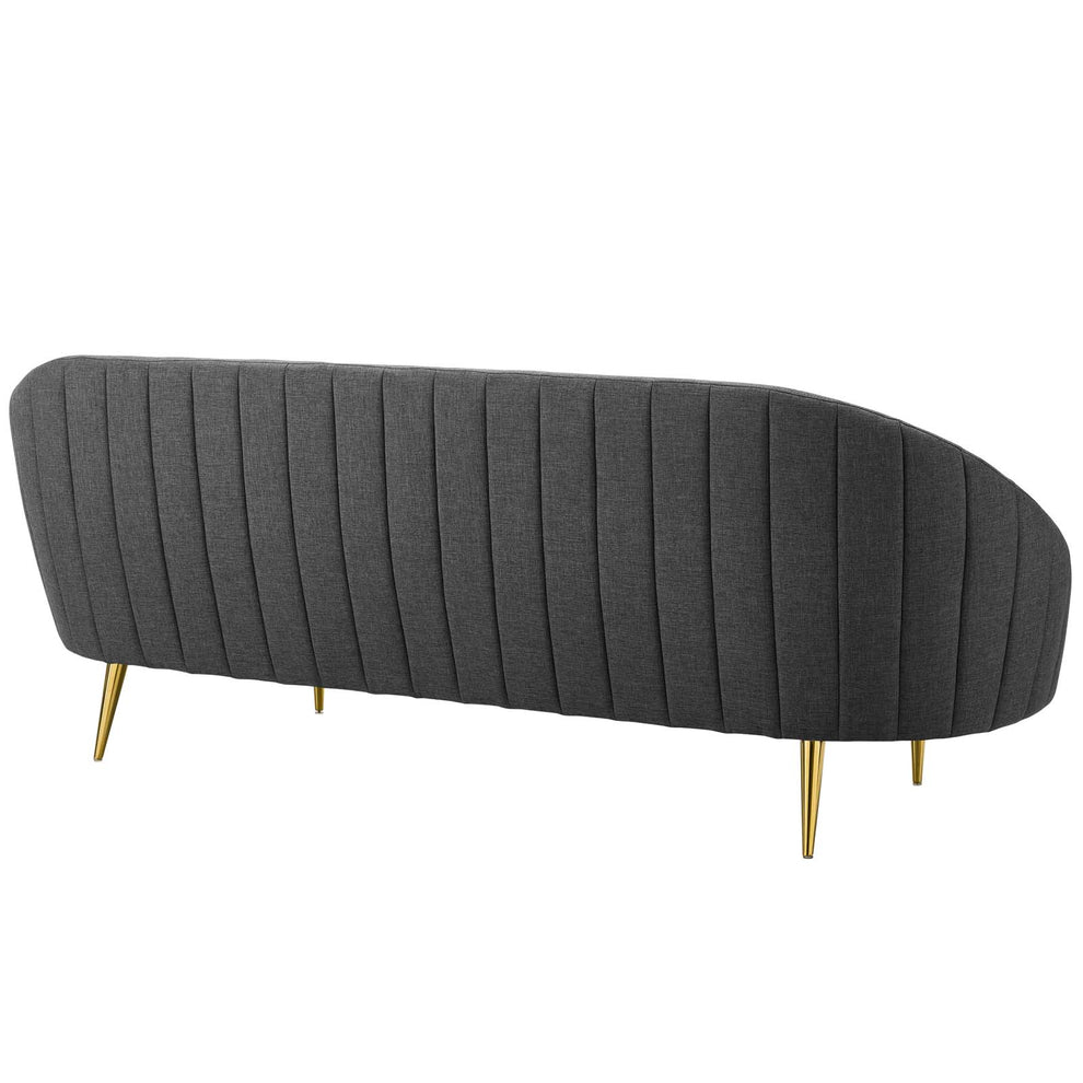 Modway Sublime Vertical Curve Back Fabric Sofa - EEI-3350 | Sofas | Modishstore - 6