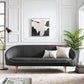 Modway Sublime Vertical Curve Back Fabric Sofa - EEI-3350 | Sofas | Modishstore - 1