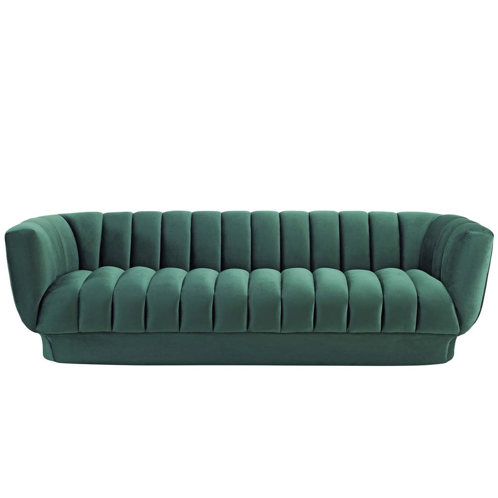 Modway Entertain Vertical Channel Tufted Performance Velvet Sofa - EEI-3351 | Sofas | Modishstore - 15