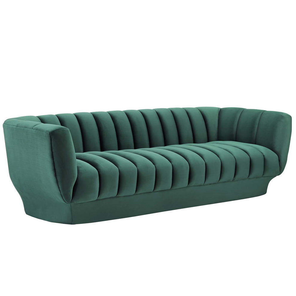 Modway Entertain Vertical Channel Tufted Performance Velvet Sofa - EEI-3351 | Sofas | Modishstore - 17