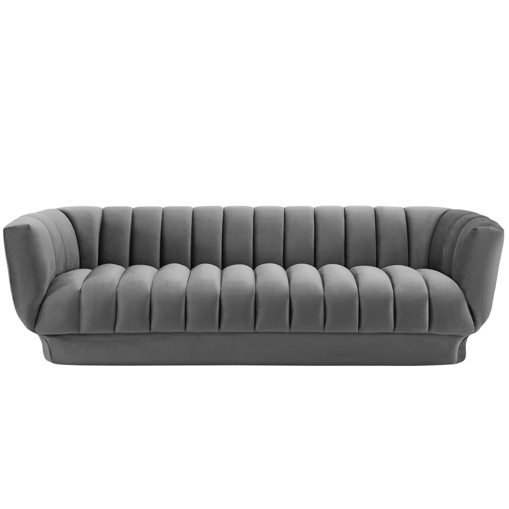 Modway Entertain Vertical Channel Tufted Performance Velvet Sofa - EEI-3351 | Sofas | Modishstore - 20