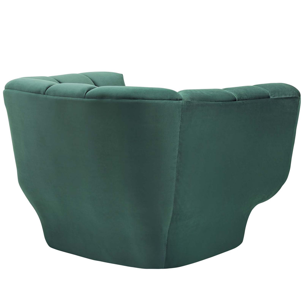Modway Entertain Vertical Channel Tufted Performance Velvet Armchair - EEI-3352 | Armchairs | Modishstore - 8
