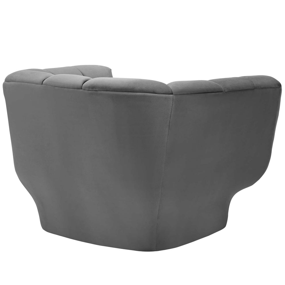 Modway Entertain Vertical Channel Tufted Performance Velvet Armchair - EEI-3352 | Armchairs | Modishstore - 12