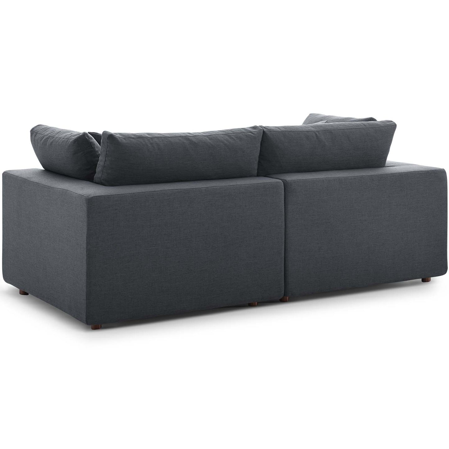 Modway Commix Down Filled Overstuffed 2 Piece Sectional Sofa Set | Sofas | Modishstore-18