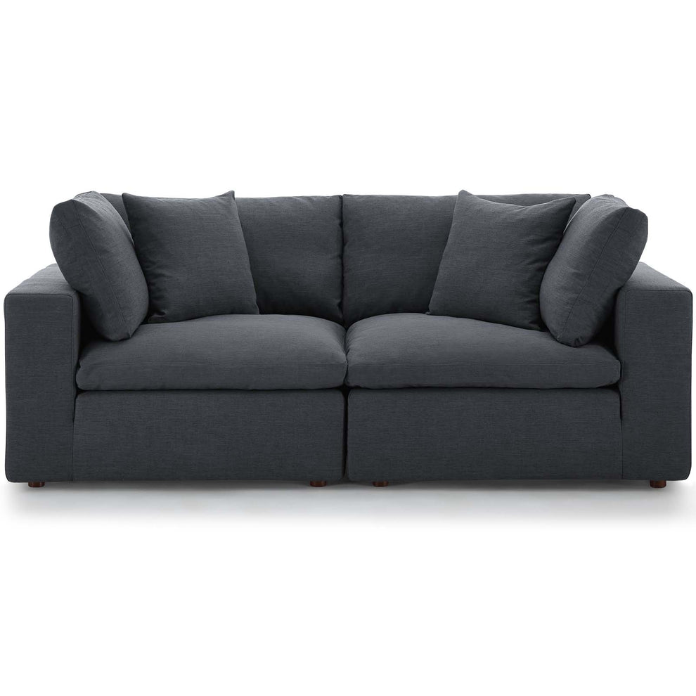 Modway Commix Down Filled Overstuffed 2 Piece Sectional Sofa Set - EEI-3354 | Sofa Set | Modishstore - 18