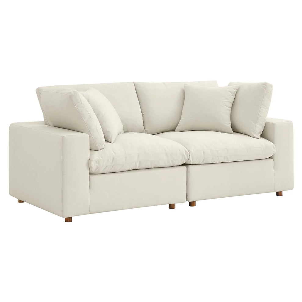 Modway Commix Down Filled Overstuffed 2 Piece Sectional Sofa Set - EEI-3354 | Sofa Set | Modishstore - 29