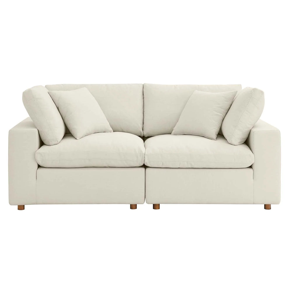 Modway Commix Down Filled Overstuffed 2 Piece Sectional Sofa Set - EEI-3354 | Sofa Set | Modishstore - 30