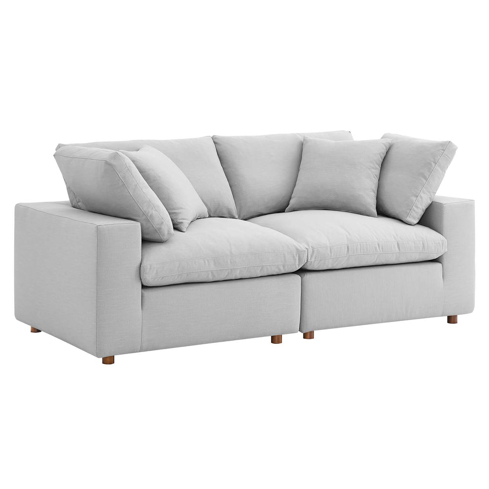 Modway Commix Down Filled Overstuffed 2 Piece Sectional Sofa Set - EEI-3354 | Sofa Set | Modishstore - 46